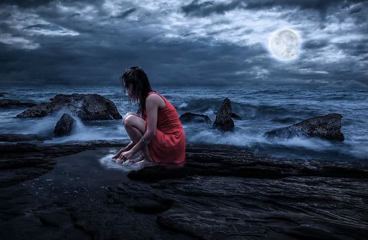 Ritual de la superluna azul de sangre