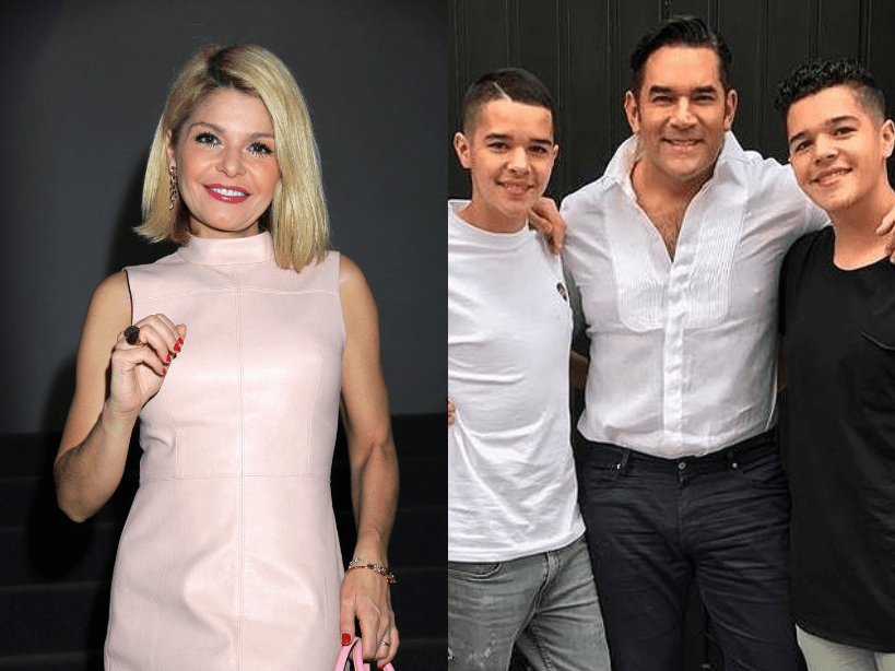 Itatí Cantoral celebra a lo grande cumpleaños de los gemelos que tuvo con Eduardo Santamarina