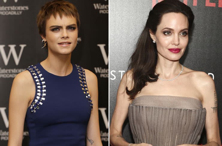 Cara Delevingne y Angelina Jolie