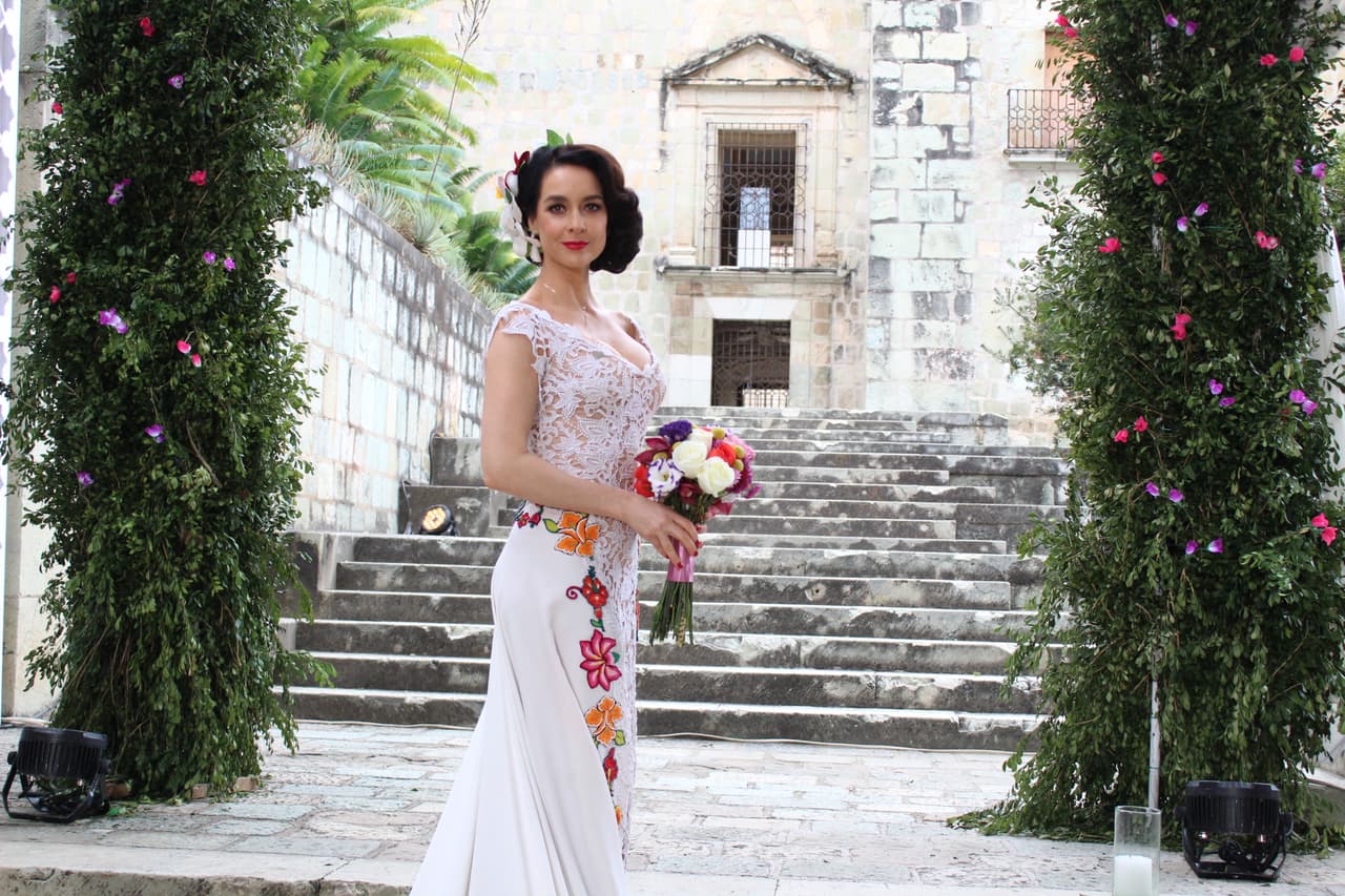 A pesar de los nervios, Susana lució guapísima...