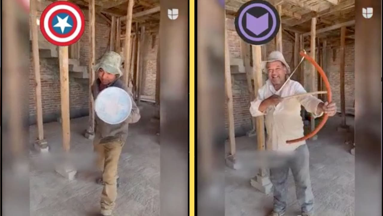 Los albañiles vengadores conquistaron TikTok con un superpoderoso mensaje
