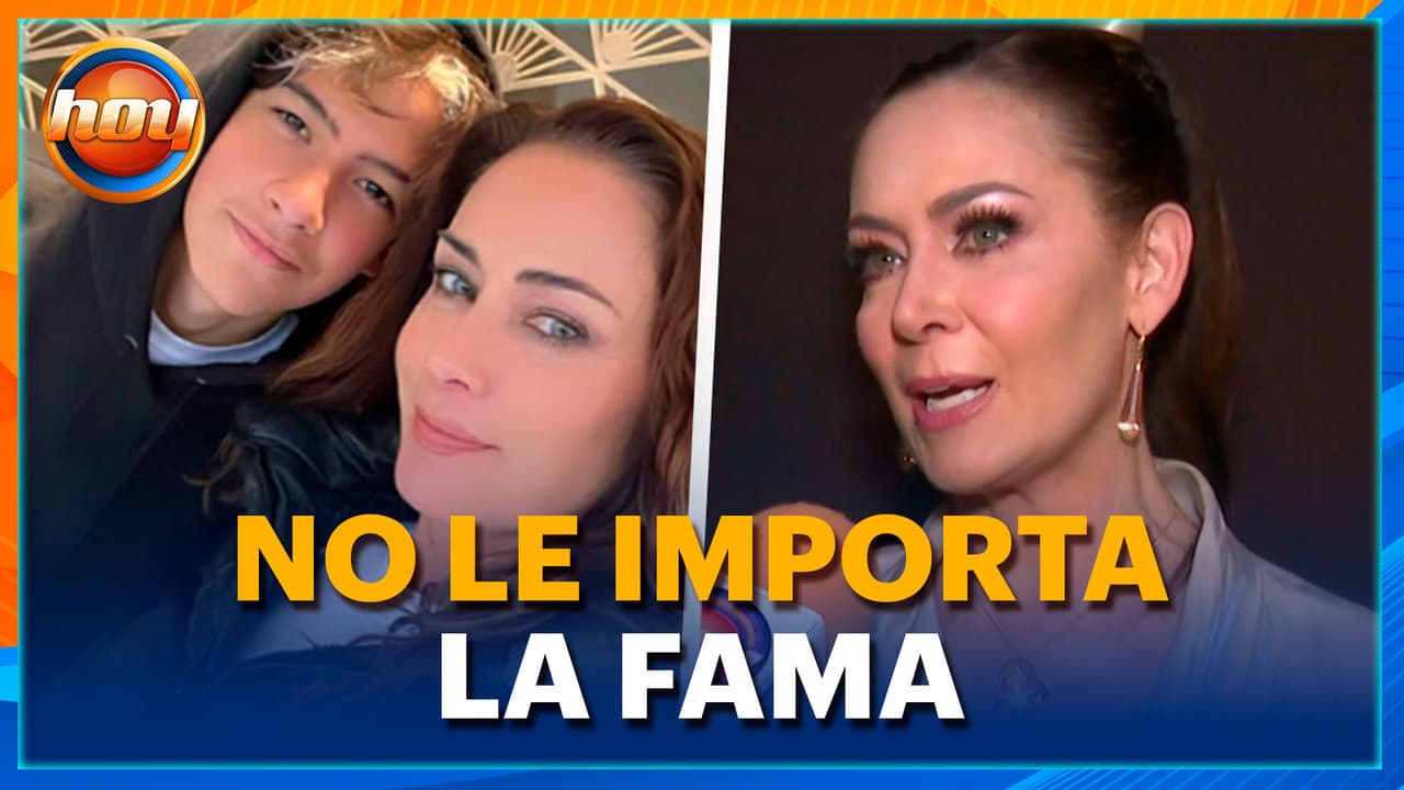 Anette Michel NO PERMITIÓ que su hijo dejara la escuela por la actuación