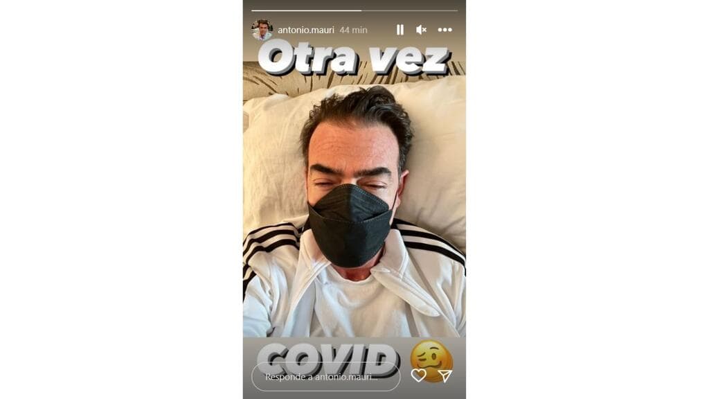Toño Mauri anuncia que padece covid-19.