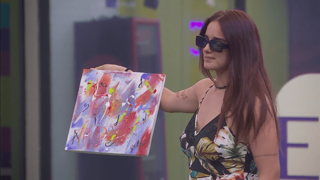 Gala Montes muestra su pintura