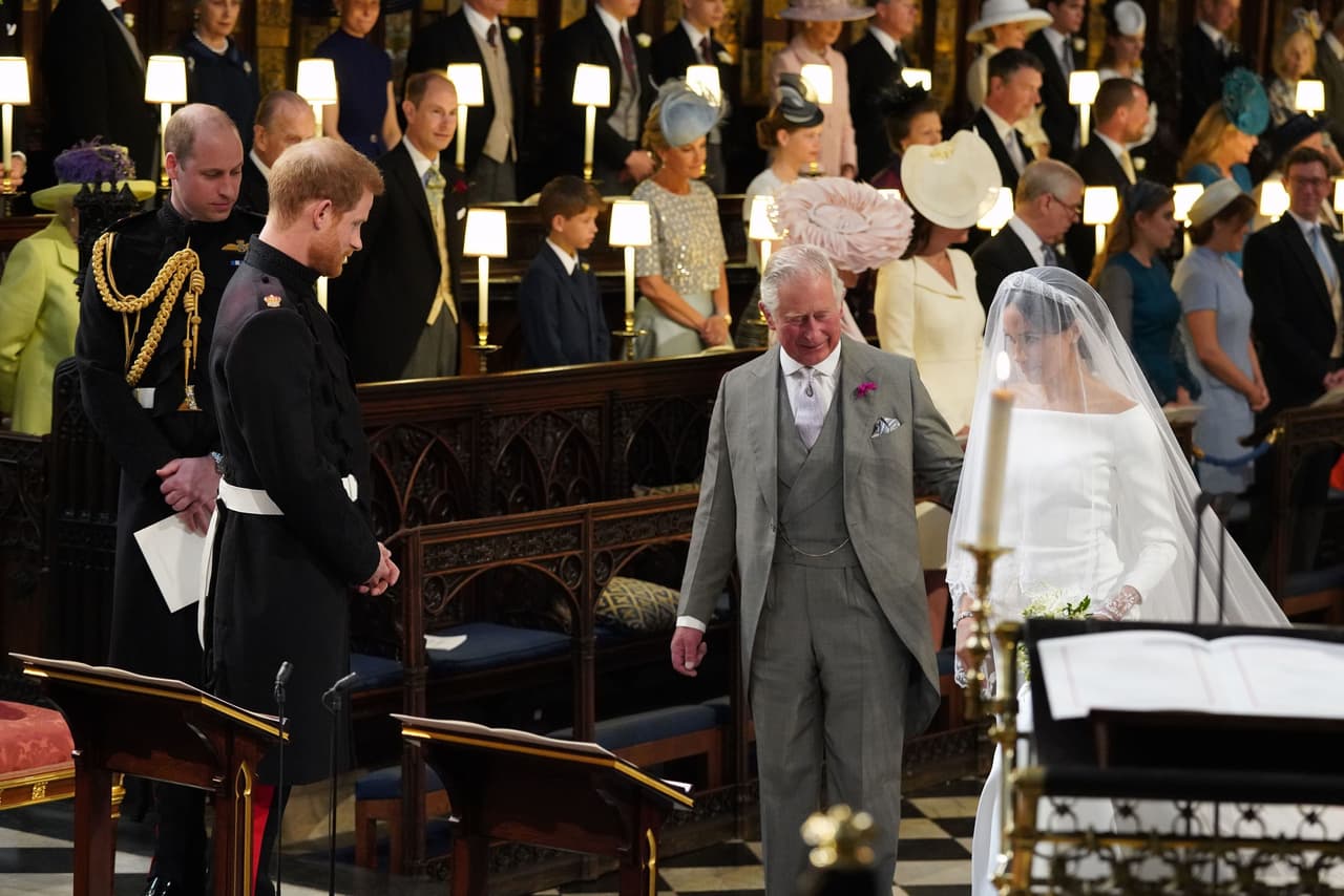 Meghan Markle fue entregada por el príncipe Carlos
