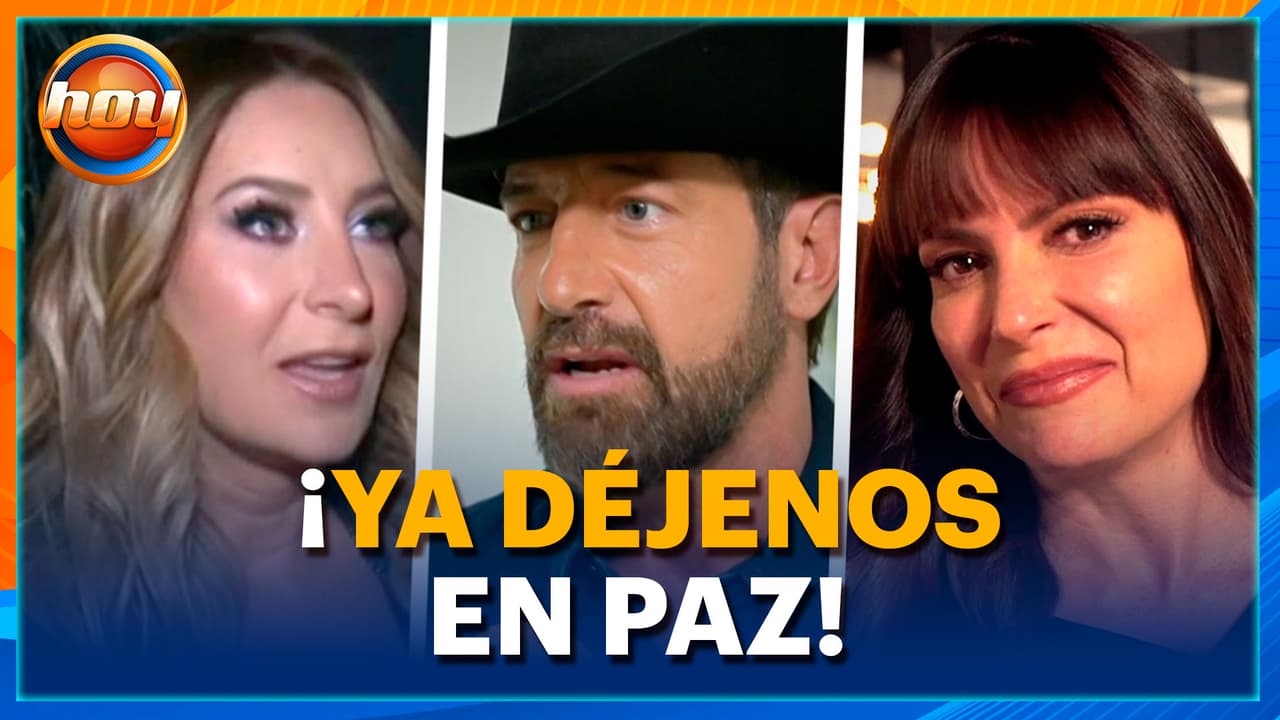 Gabriel Soto aclara el supuesto triángulo amoroso con Geraldine Bazán y Martha Julia