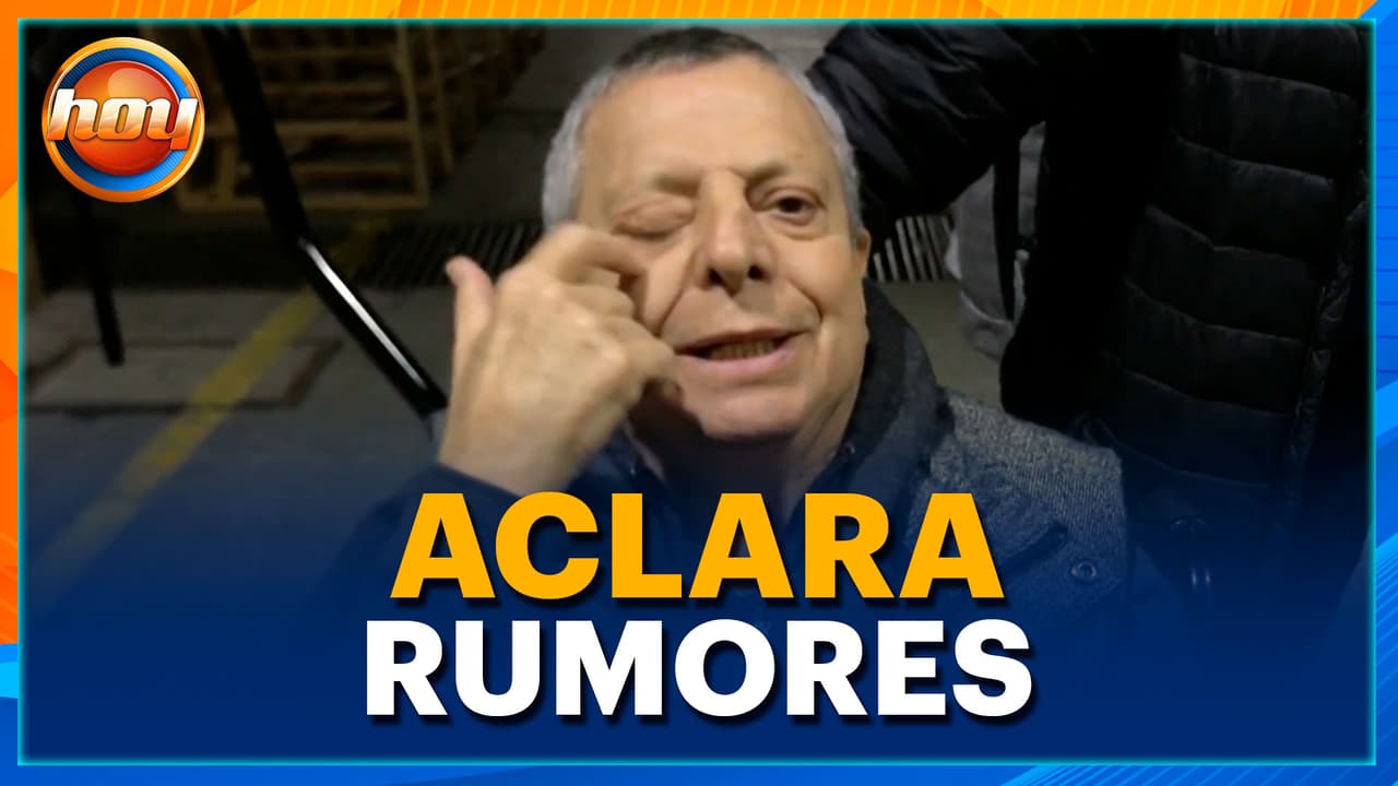 Hijo de César Bono DESMIENTE que el actor haya PERDIDO UN OJO