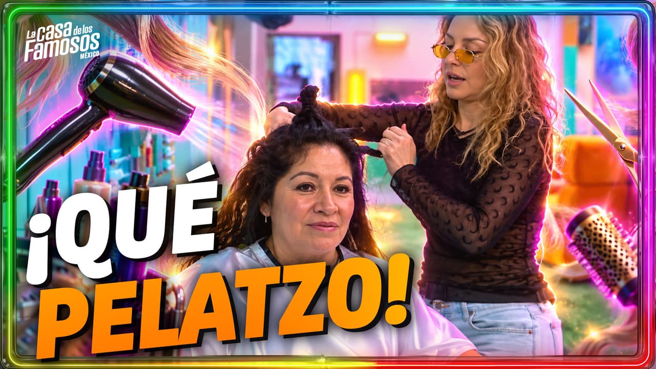 Gema SE IMPRESIONA al peinar el PELATZO de la mamá de Ese Pérez