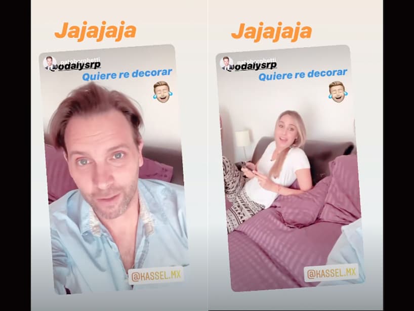 Odalys y Patricio muestran cómo pasan el tiempo en cuarentena
