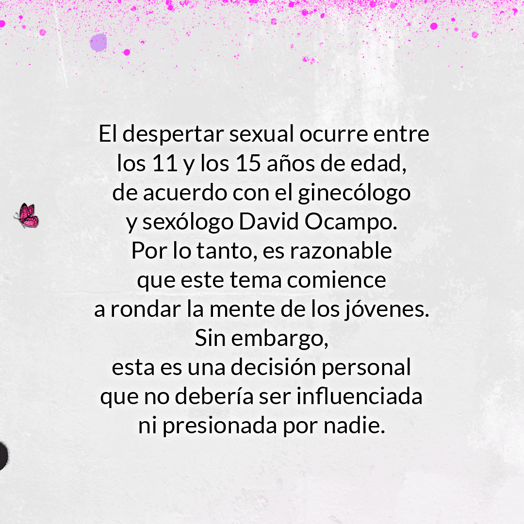 No importa si son tus mejores amigos, tus primas o tus vecinas. Nadie tiene el derecho de forzarte a hacer algo que no quieres o para lo que aún no te sientes preparada.