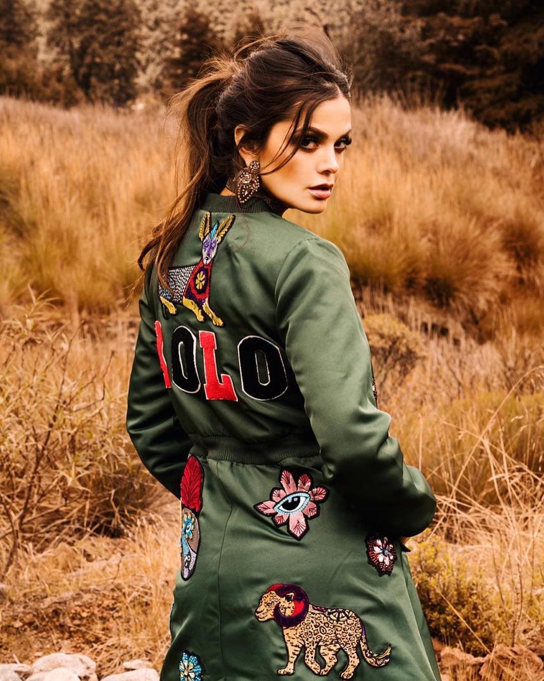 Montada en su papel... ¿qué tal el estilo boho? Sin duda le sienta muy bien