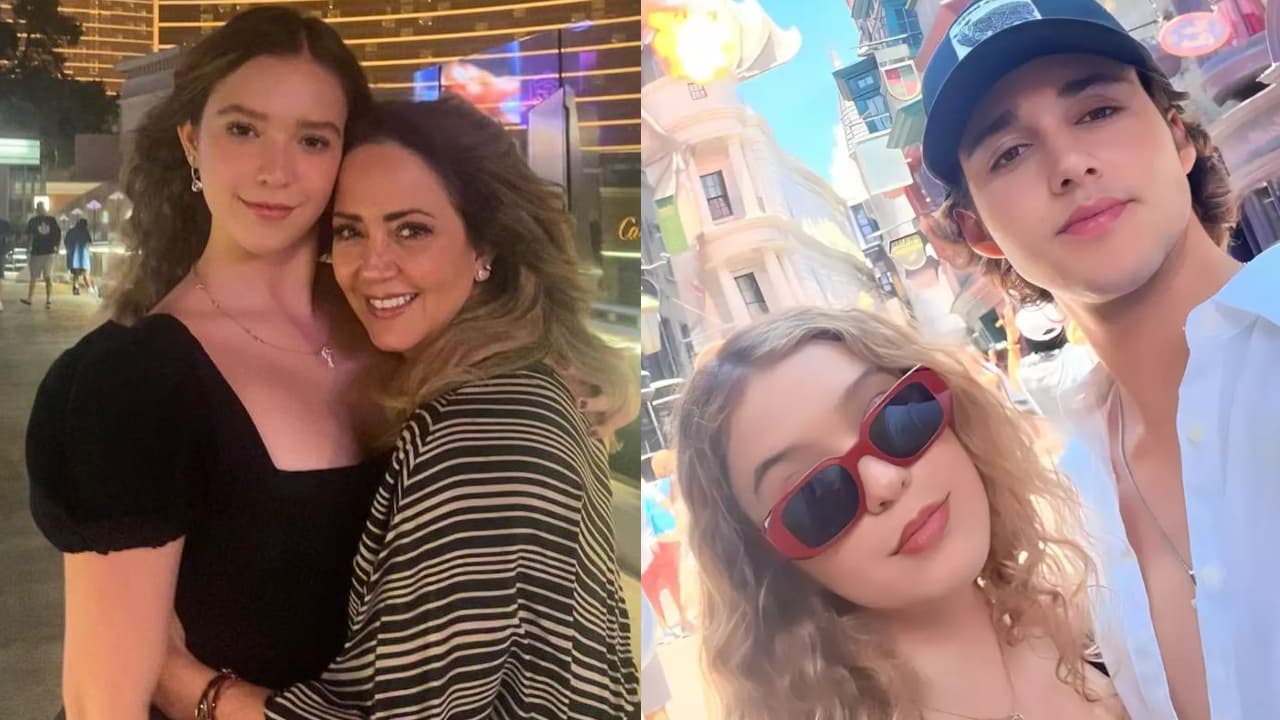 Hija de Andrea Legarreta sorprende al celebrar así cumpleaños de su novio: "Como un cuento de hadas"