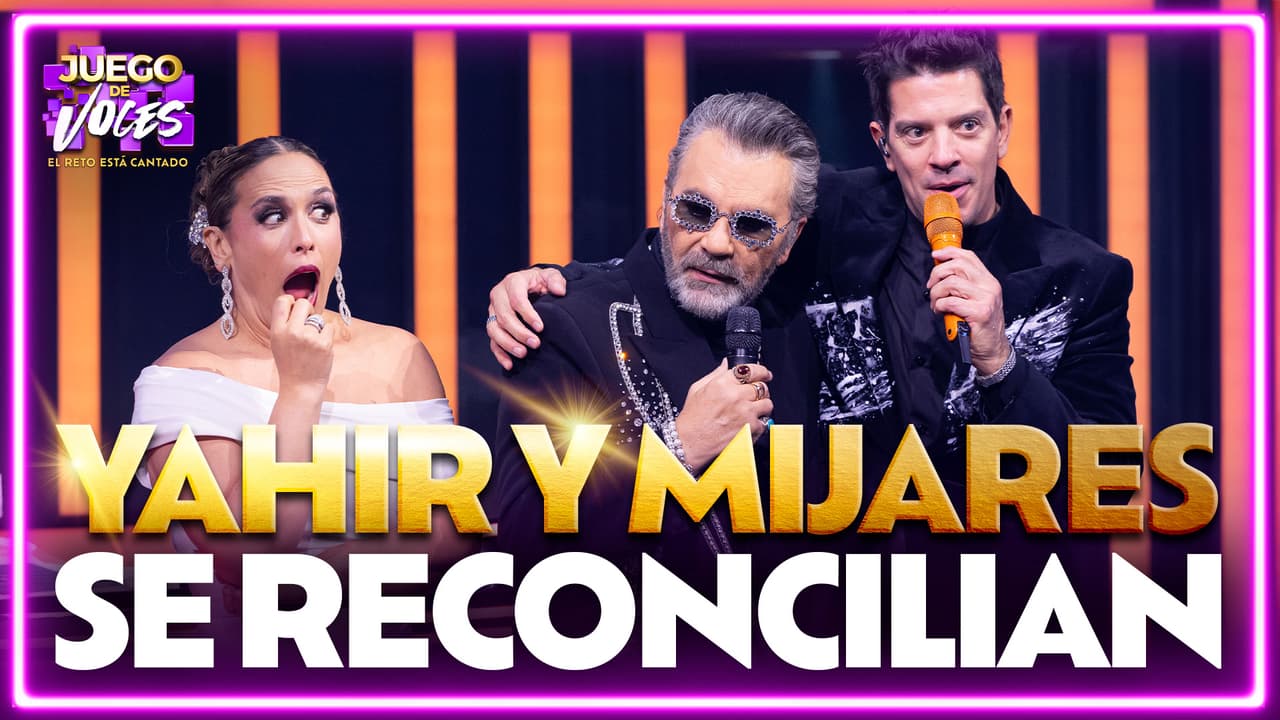 Mijares y Yahir se reconciliaron en la gran final de Juego de Voces 2025