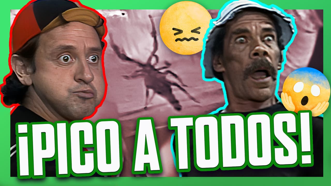 Quico deja escapar un alacrán en la vecindad