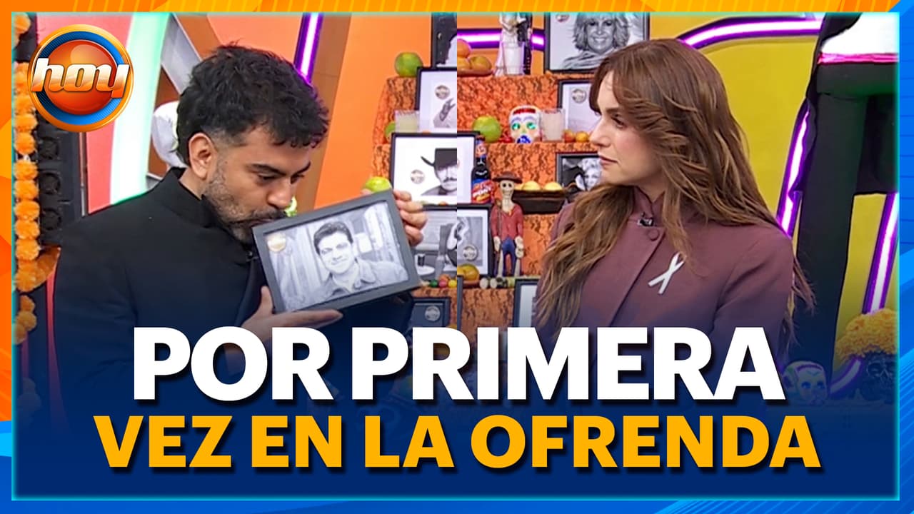 El chef Mariano Sandoval honra la memoria de su papá en la ofrenda de Hoy