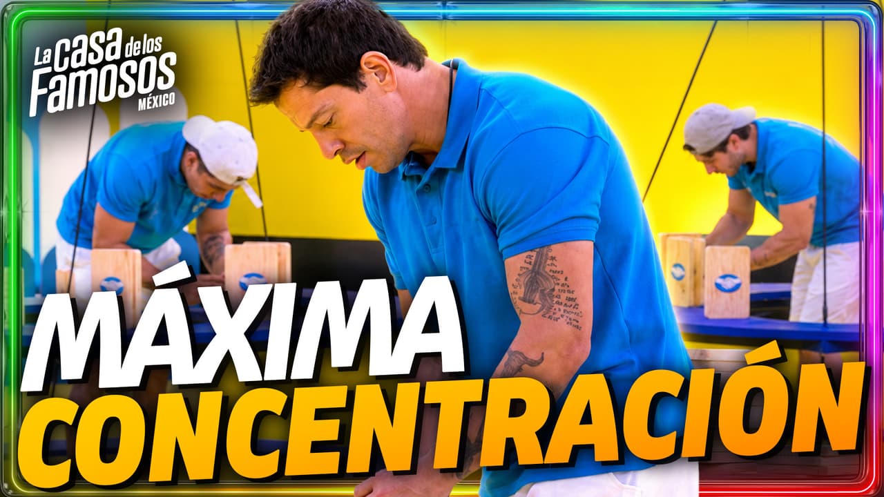 Yahir, Luis y Ese se concentran al máximo para completar la prueba