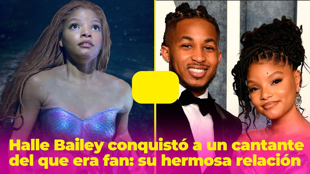Halle Bailey vive un amor más bello que el de Ariel: enamoró a un cantante del que era fan