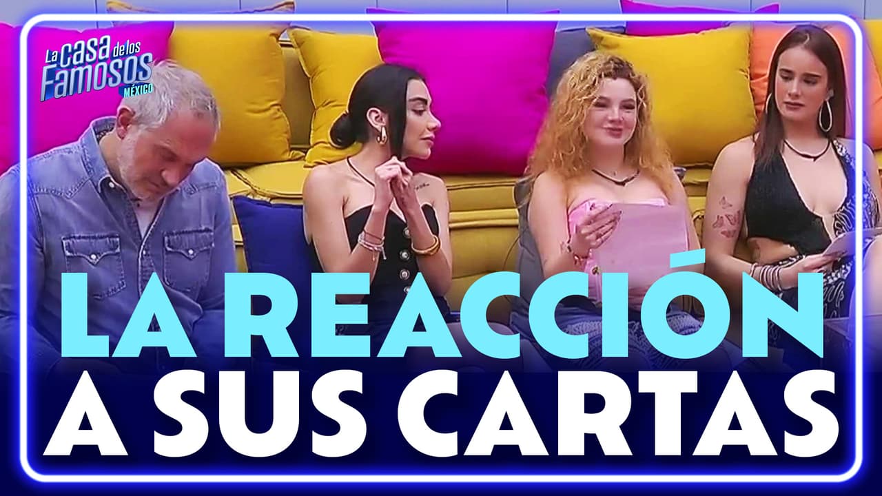 Así fue la REACCIÓN de los finalistas a sus EMOTIVAS cartas familiares