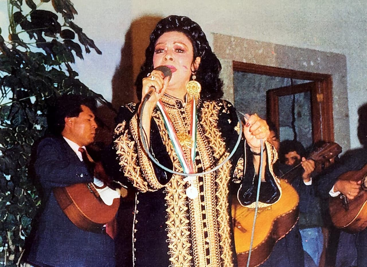 Amalia Macías, cantante y actriz mexicana.
