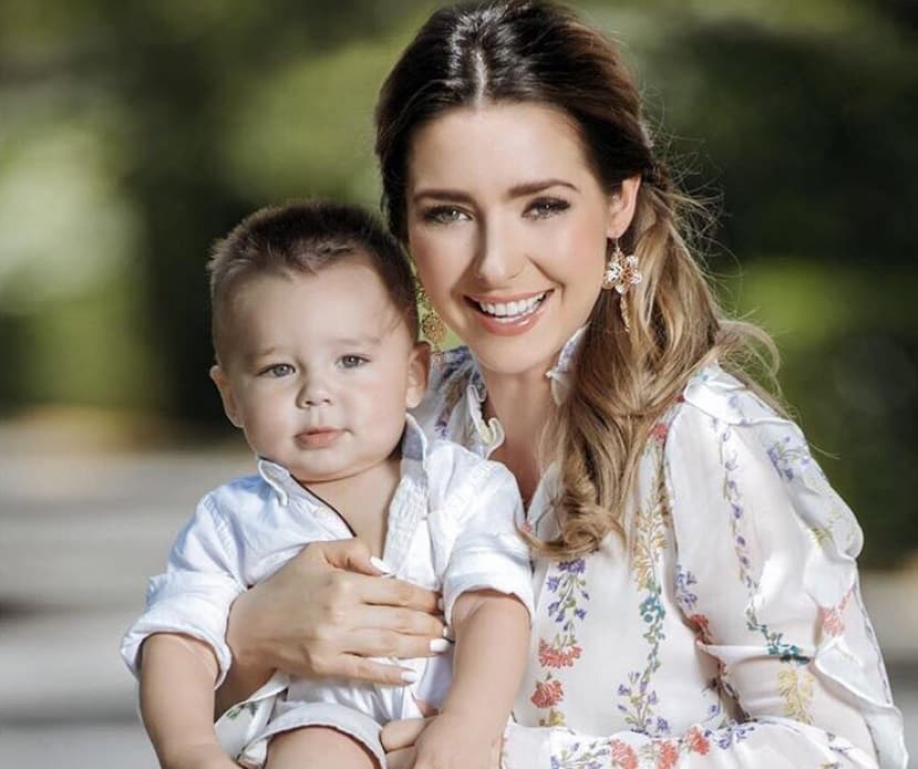 Hijo de Ariadne Díaz enternece con primera travesura