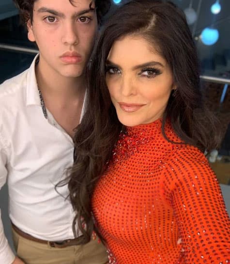 Ana Bárbara y José Emilio, hijo de Mariana Levy