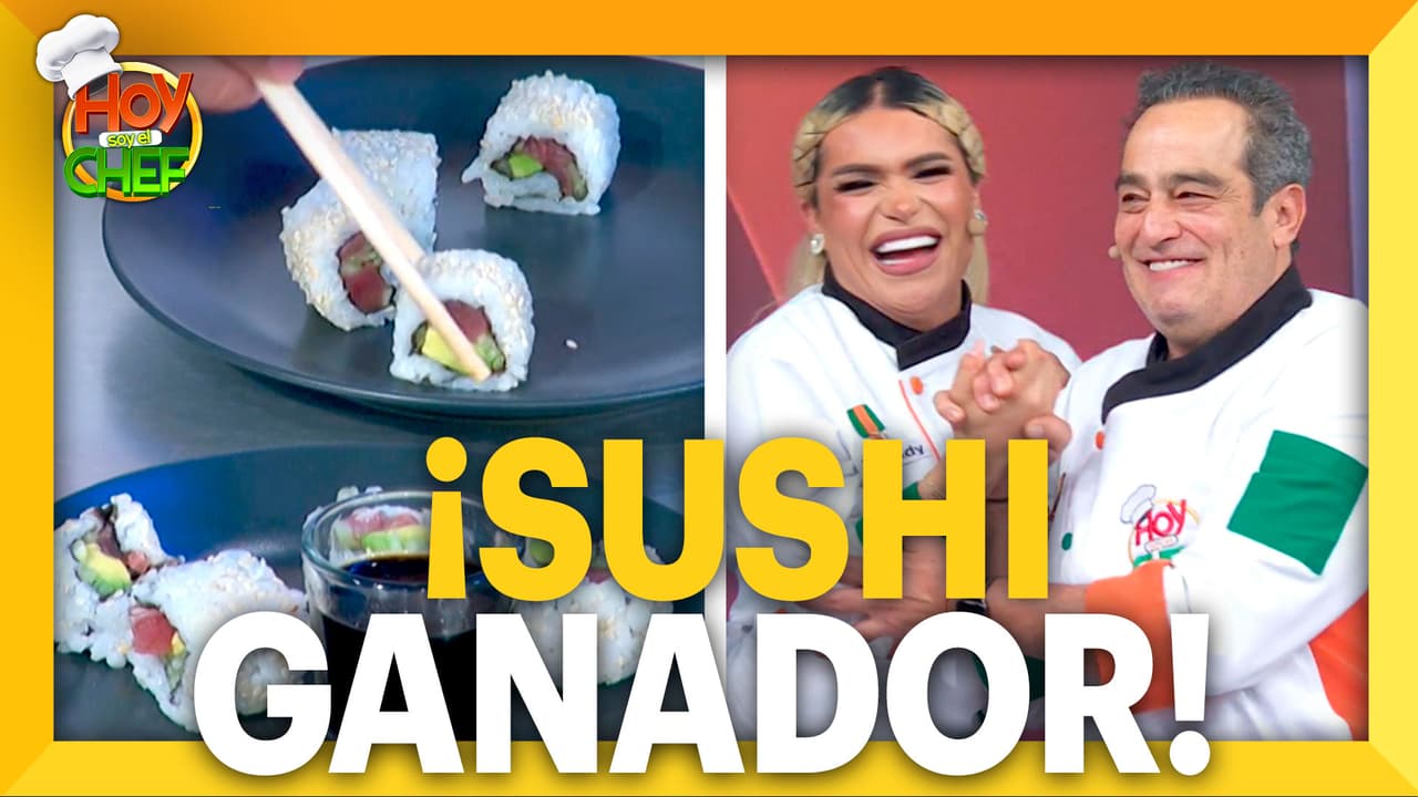 Wendy y Omar SORPRENDEN con su preparación de sushi