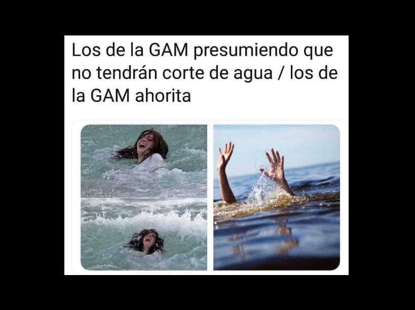 Memes por el corte de agua