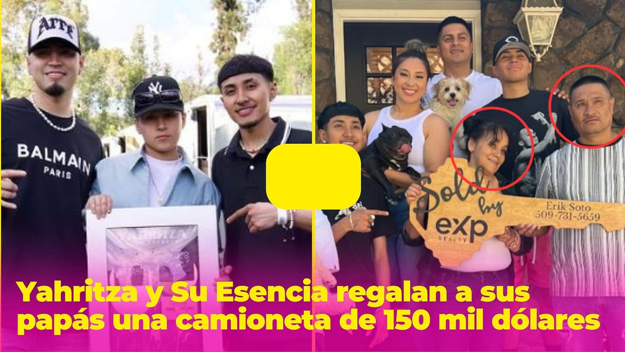 Yahritza y Su Esencia consienten a sus padres con una lujosa camioneta de 150 mil dólares