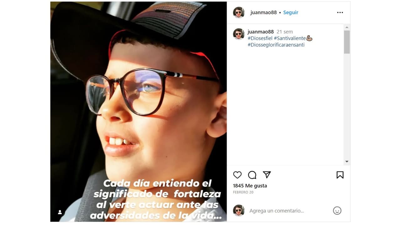 Juan Mao dedicó estas palabras a su hijo meses antes de su muerte.