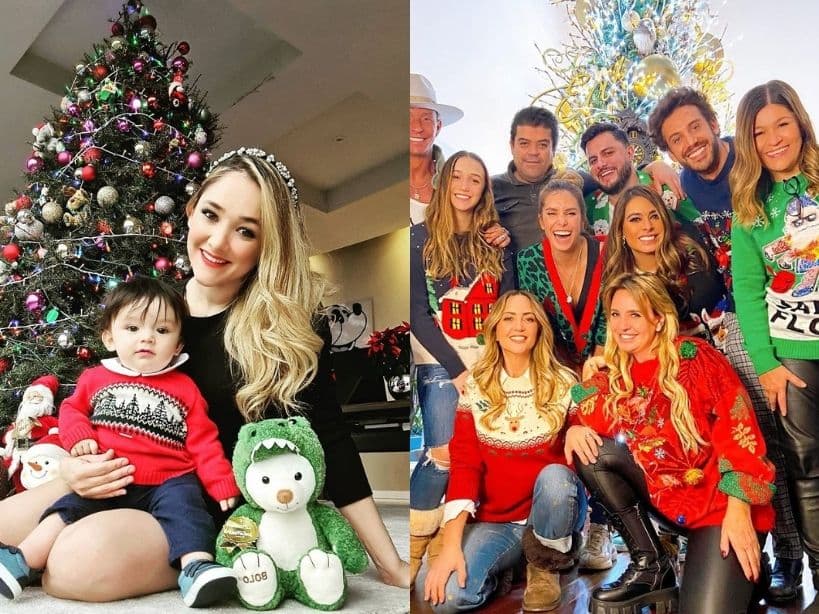 A unos días de celebrar la Navidad, el espíritu decembrino se apodera de los hogares de los famosos, quienes han presumido la decoración de sus árboles y ahora están causando revuelo al lucir los tradicionales 'ugly sweaters' navideños.