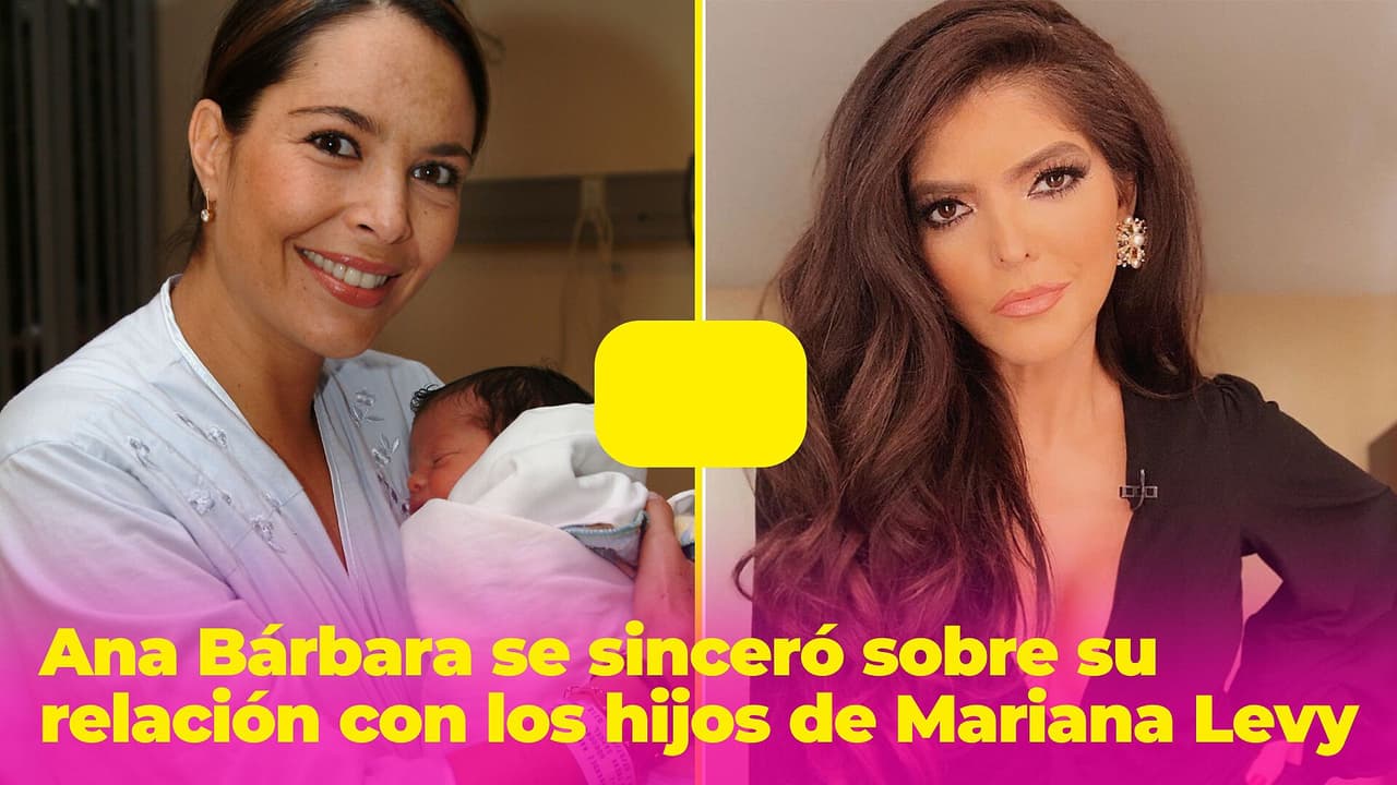 Ana Bárbara se sinceró sobre su relación con los hijos de Mariana Levy