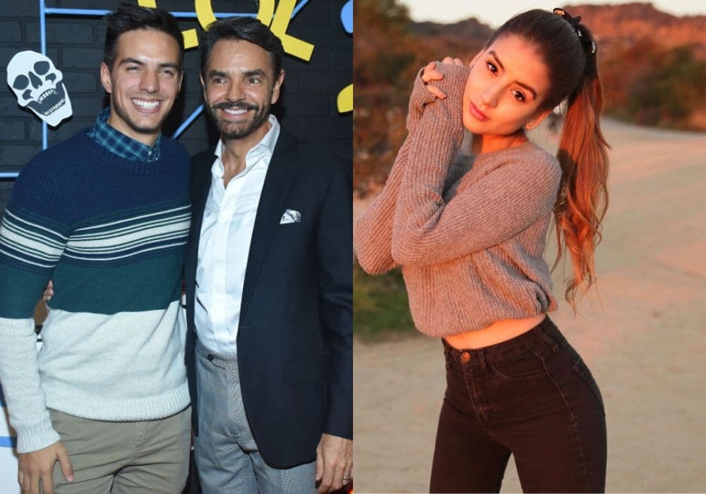 Vadhir Derbez y su novia parodian cómica escena de película de Eugenio Derbez