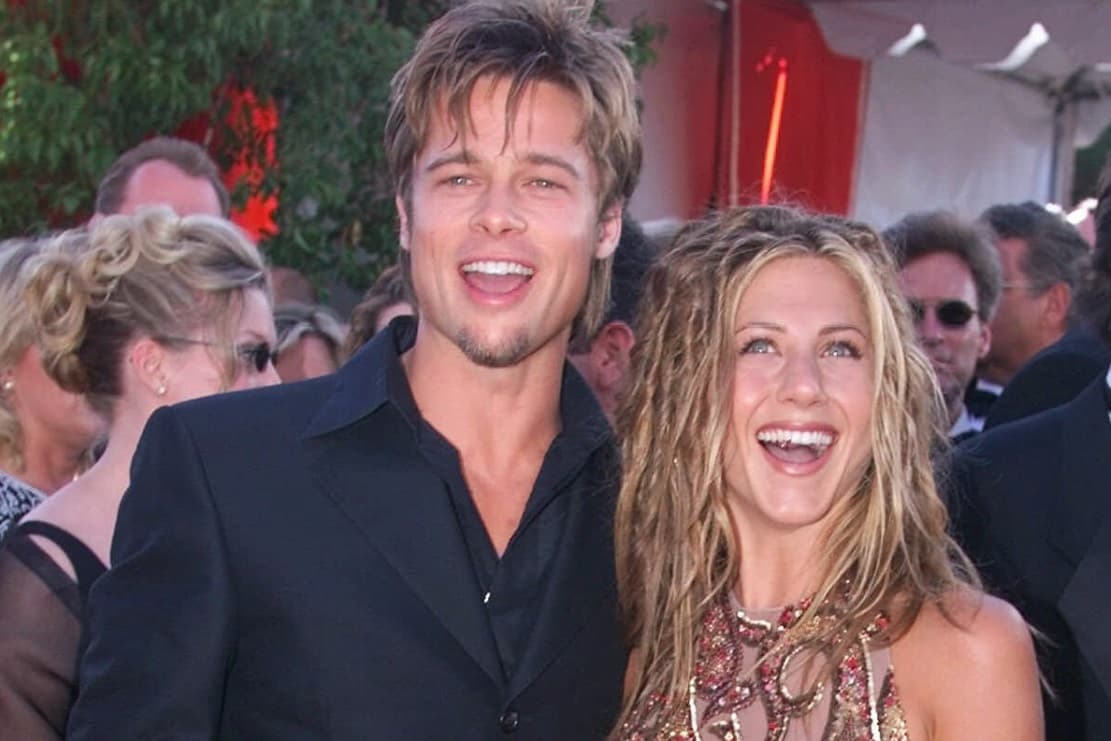 Brad Pitt con Jennifer Aniston en 1999