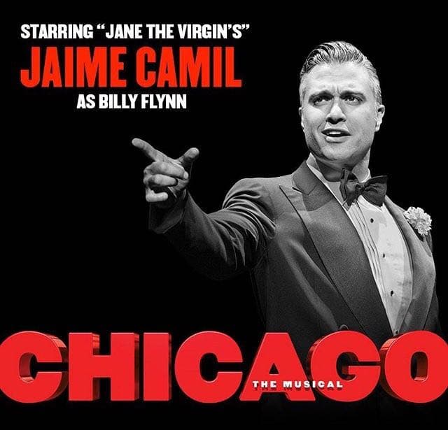 En julio de 2016, el actor tuvo un histórico debut en Broadway al participar en el musical 'Chicago', pues por primera vez dos mexicanos dieron vida a los personajes principales. 'Billy Flynn' fue el papel que encarnó junto a la mexicana Bianca Marroquín, quien interpretó a 'Roxie Hart'.