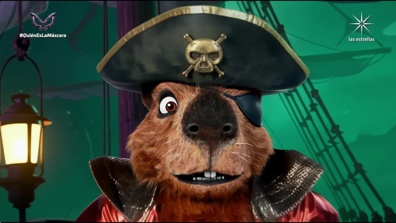 Capi Bara es el rey de los 7 mares y así presentó sus pistas en ¿Quién es la Máscara?