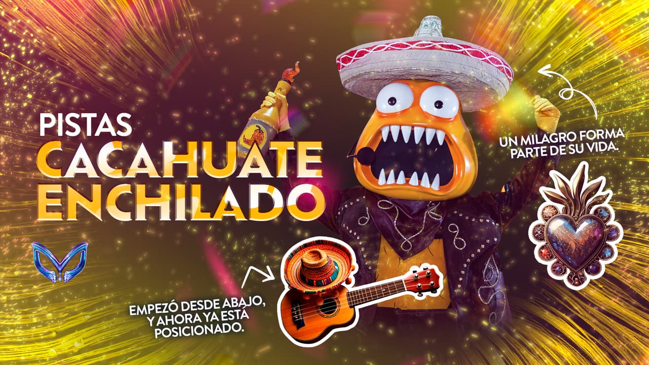 ¿Cacahuate Enchilado es pariente de Luis Roberto Guzmán? Estas fueron las nuevas pistas que dio en "¿Quién es La Máscara?"