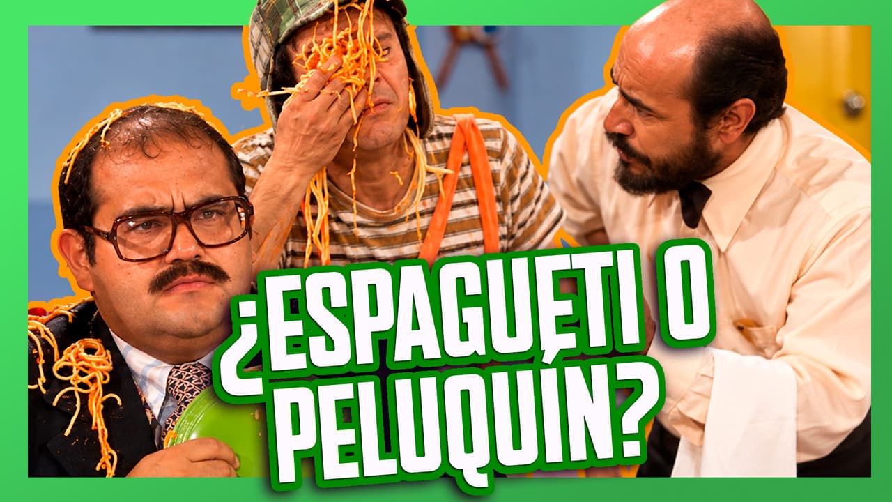 El Chavo del 8: ¡CHANFLE! El espagueti de Doña Florinda termina de peluquín del señor Barriga