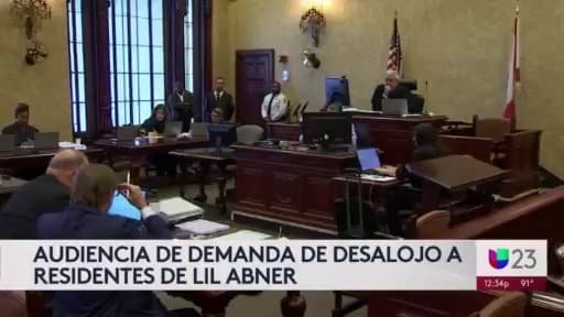 Qué sucede en la audiencia de demanda de desalojo a residentes de Lil Abner