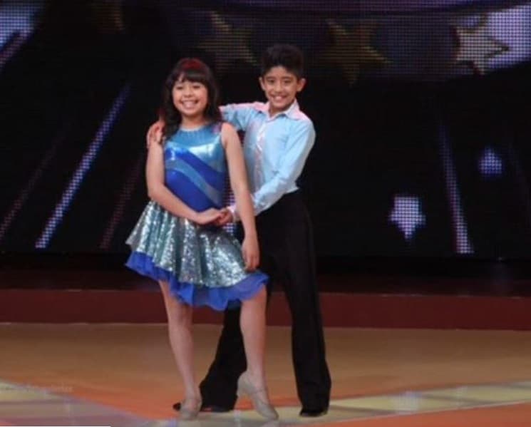 Sus ritmos preferidos para bailar en la pista de Pequeños Gigantes eran hip-hop y salsa, por lo que tomaba clases dos veces por semana.