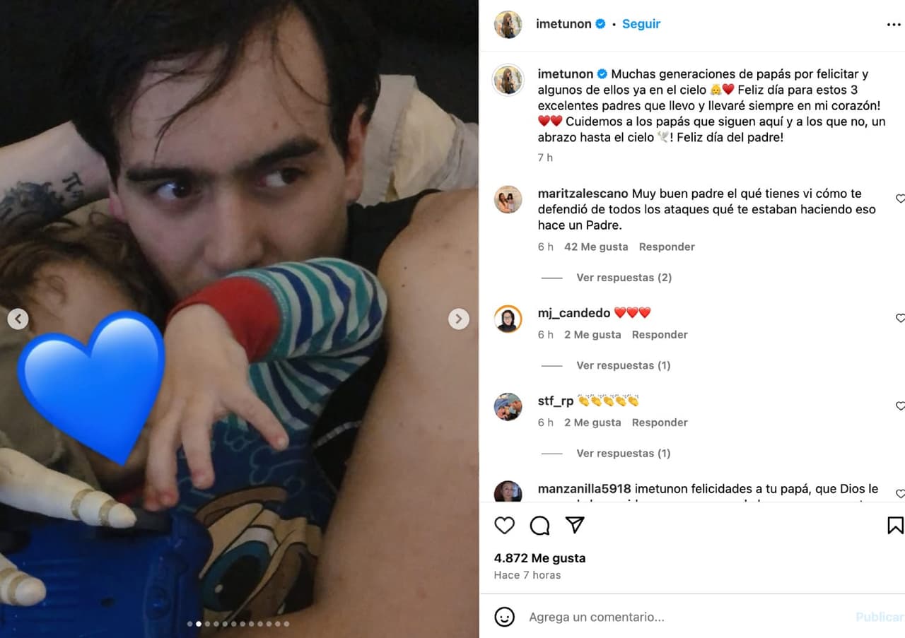 Imelda Tuñón recuerda a Julián Figueroa en el Día del Padre.