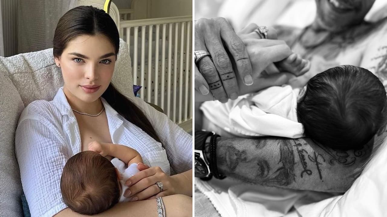 Nadia Ferreira y Marc Anthony han aparecido con su bebé en Instagram.