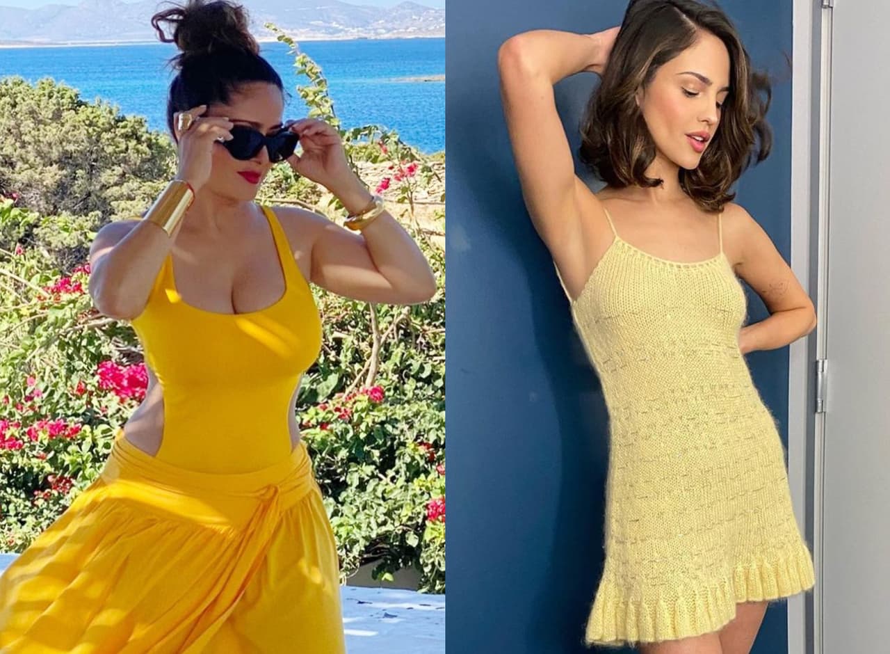 Looks con color amarillo inspirados en famosas