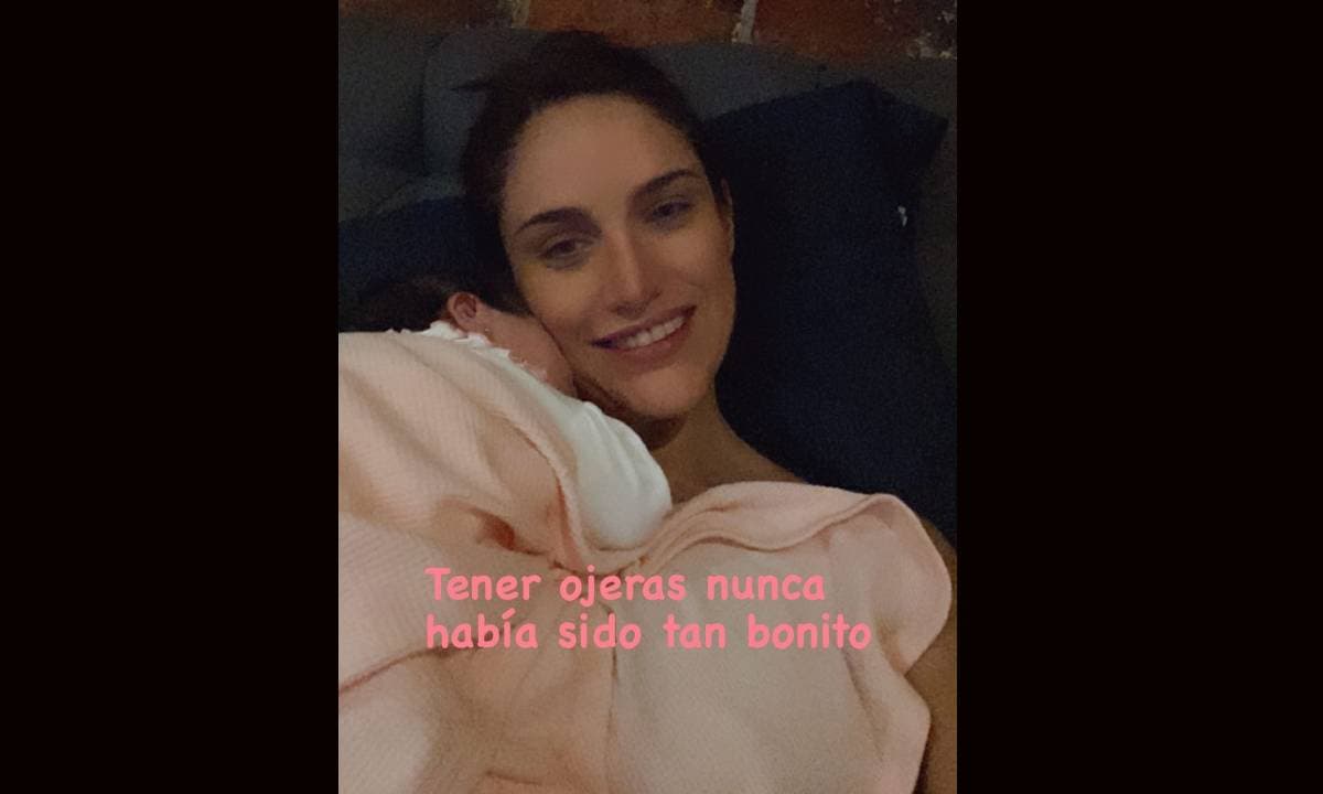 Danielle Dithurbide protagonizó tierna foto junto a su bebé Lucía