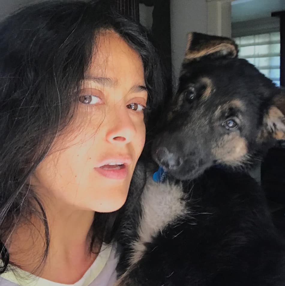 Así luce Salma Hayek cuando se despierta