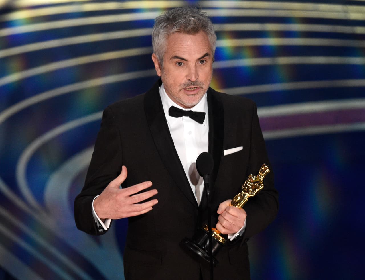 Alfonso Cuarón ganó, por 'Roma', 'Mejor fotografía' y 'Mejor película extranjera'.