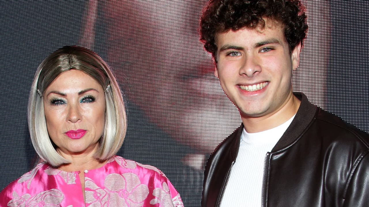 Lety Calderón y su hijo Carlo