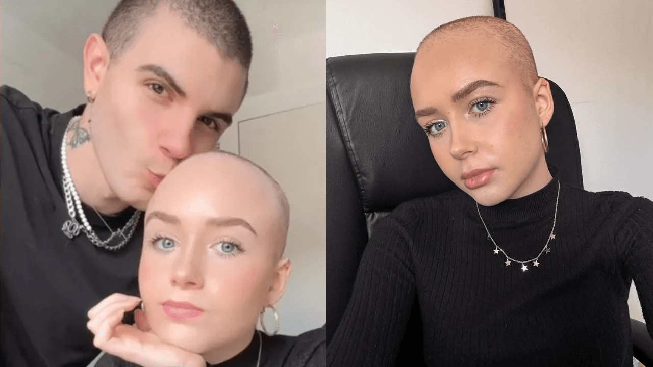Natalia Jiménez aparece rapada tras revelar que tiene cáncer