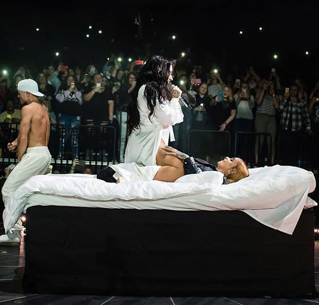 Demi Lovato y Kehlani ofrecieron un sexy show