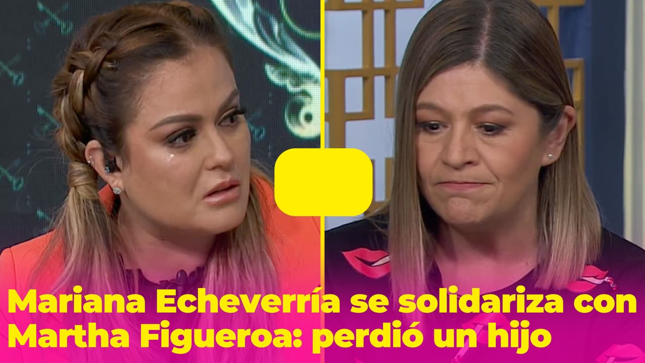 Mariana Echeverría rompe en llanto por la tragedia de Martha Figueroa: "Se murió mi primer hijo"