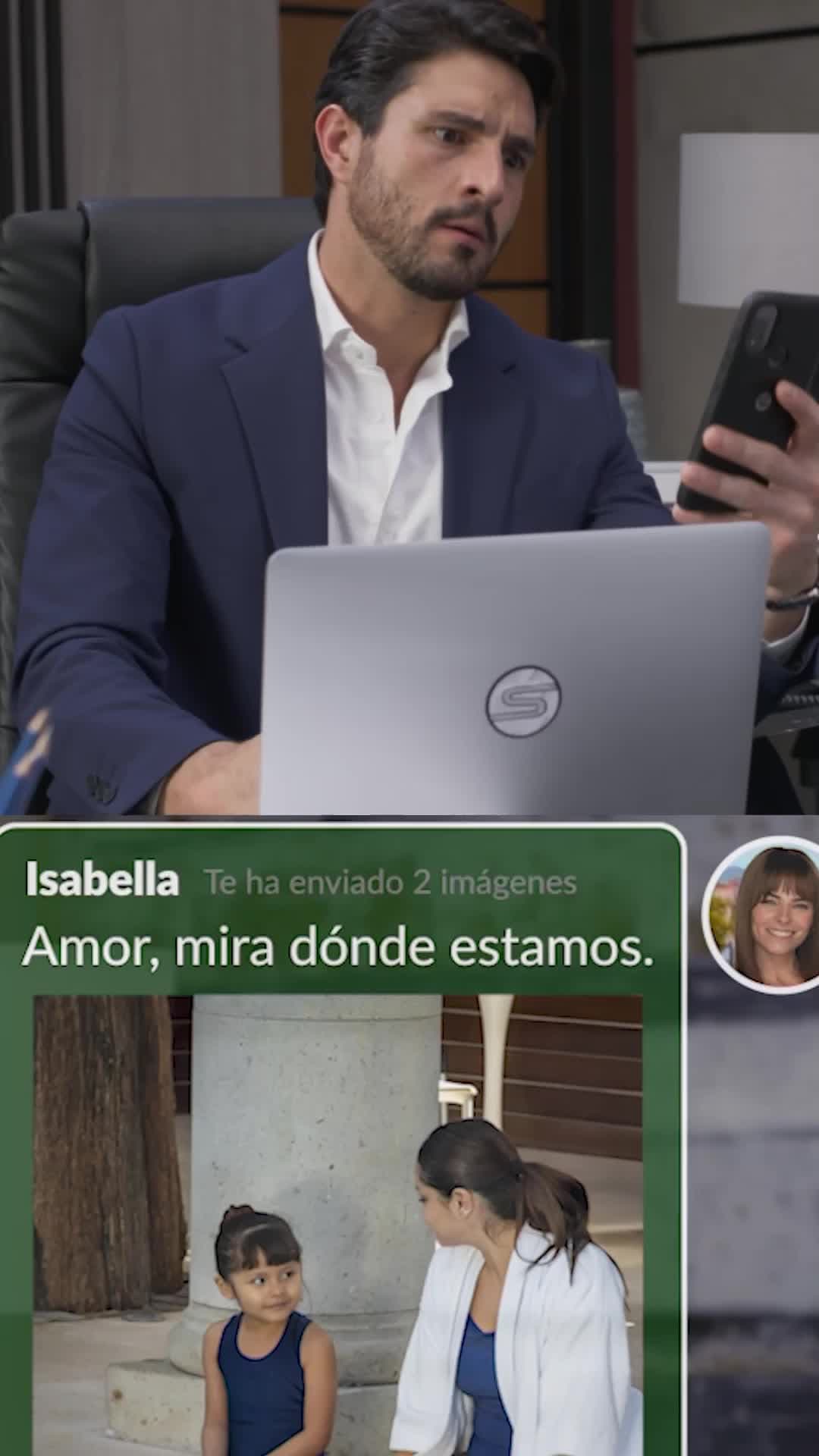 Isabella alivia el trauma de Eugenio